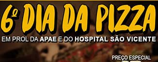 Que tal desfrutar de uma deliciosa pizza e ainda fazer o bem ao próximo?