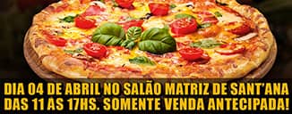 Que tal desfrutar de uma deliciosa pizza e ainda fazer o bem ao próximo?